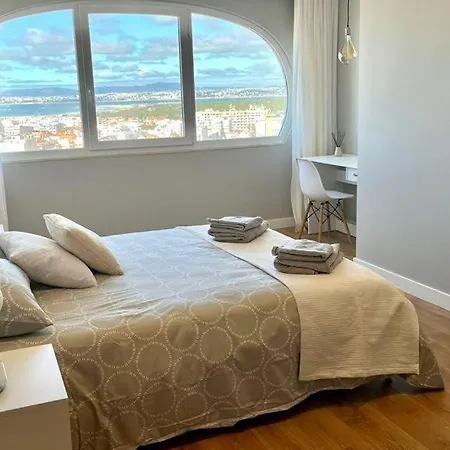 Apartament T2 Com Uma Vista Deslumbrante Sobre O Atlantico! Costa de Caparica Zewnętrze zdjęcie